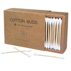 eyxformula Wooden Cotton Swabs, Sustainable Bamboo Sticks & Soft Tips, Natural by eyxformula