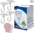TAILI Adhesive Ceiling Hooks for Hanging Plants, Heavy Duty No-Drill Removable by TAILI