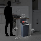 iTouchless SoftStep 13.2 Gal / 50L Step Pedal Kitchen Trash Can - Image 6
