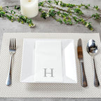 Luxenap 15.8 X 7.9 Inch Linen-Feel Guest Towels, 50 Lettered Hand Towels - Image 4