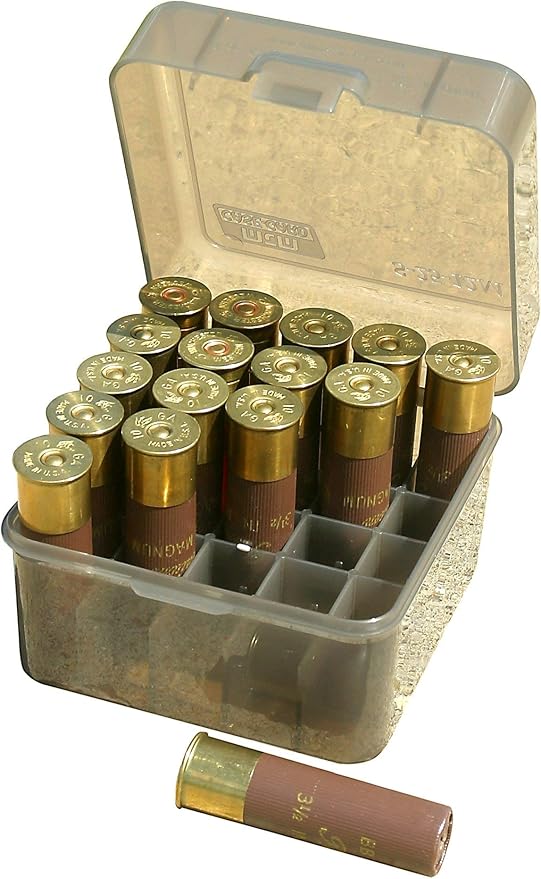 MTM S25-25 Round Shotshell Box, USA Made by MTMCase-Gard
