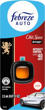 Febreze AUTO Air Freshener, Odor-Fighting Automotive Vent Clip, Old Spice - Image 9