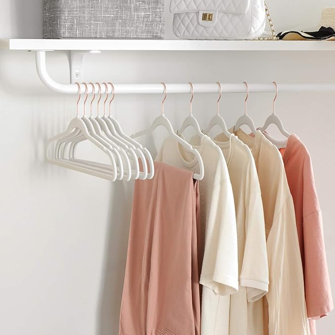 SONGMICS Slim Velvet Hangers, Non-Slip Clothes Hangers - Image 2