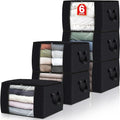 Fab totes Storage Bags, Clothes Blanket Storage Bins Foldable Closet Organizers by Fabtotes
