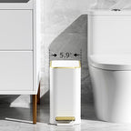 TIPGO Small Bathroom Trash Can - Image 7