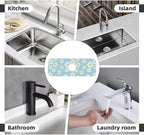 Beautiful Daisy Flower Floral Kitchen Sink Splash Guard Faucet Mat Super - Image 7