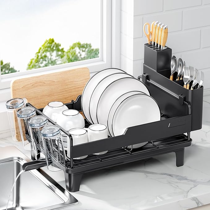 Dish Drying Rack for Kitchen Counter, Countertop Dish Rack by Urackify