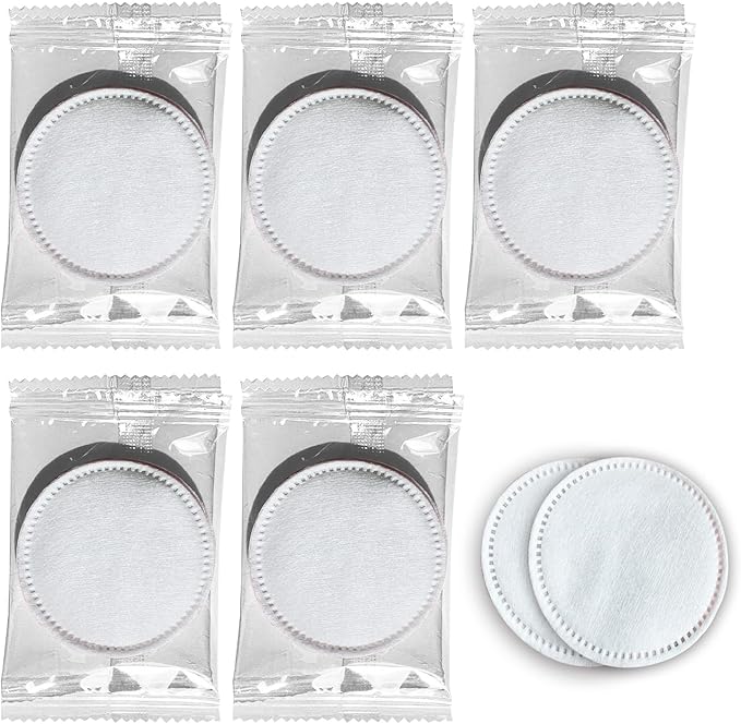 200 Cotton Pads, Individually Wrapped Cotton Rounds Travel Size, Makeup Remover by Unknown