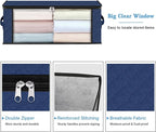 HomeHacks Storage 6-Pack Clothes Organizer Storage Bags Foldable Storage Box - Image 4