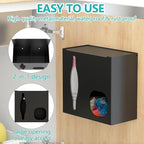 2 in 1 Grocery Bag Holder & Trash Bag Holder Dispenser, Kitchen Grocery Storage - Image 6
