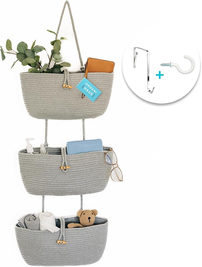 OrganiHaus 3-Tier Hanging Organizer by OrganiHaus