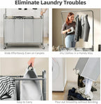 ROMOON Rolling Laundry Basket Organizer - Image 7