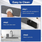 Sink Splash Guard Stone PNLLDDCN Non-Slip Diatom Mud Behind Faucet Mat - Image 6