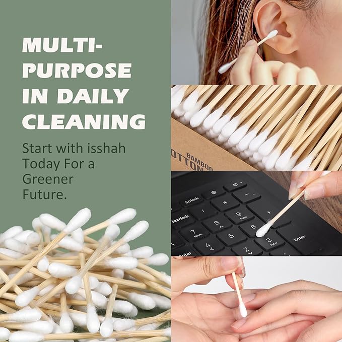 Bamboo Cotton Swabs - Image 4