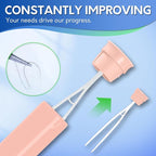 BOOMJOY Toilet Brush and Holder Set, Silicone Toilet Bowl Cleaner Brush - Image 5