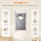 Lifewit 1 Pack Over Door Laundry Hamper, Large Collapsible Hanging Laundry - Image 5