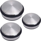 KINJOEK 3 Packs Heavy Duty No Drill Door Stopper, Stainless Steel Door Stop - Image 5