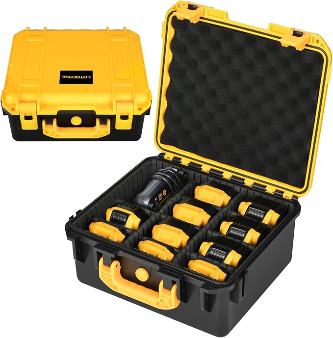 Storage Case for Dewalt Battery by LOTOCASE