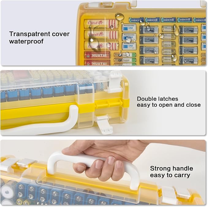 Battery Organizer Storage Holder Case - Image 3