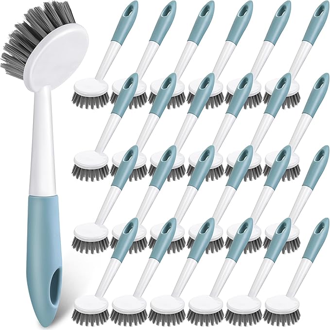 Patelai 24 Pack Kitchen Scrub Dish Brush by Patelai