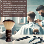 Large Neck Duster Soft Nylon Hair Barber Brush - Image 2
