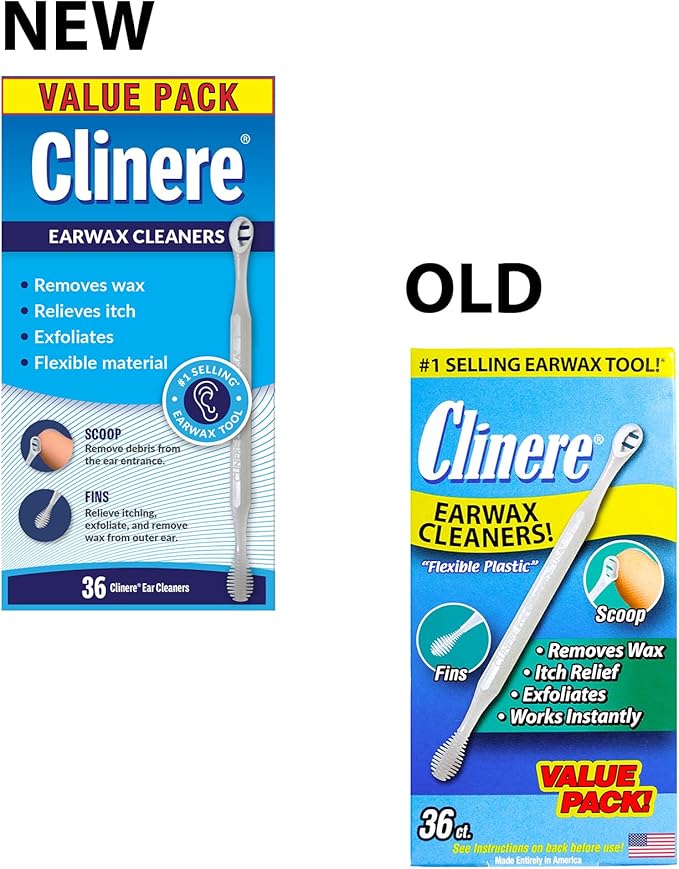 Clinere Ear Cleaners, Gentle Canal Cleaning and Ear Wax Removal Tool, Itch - Image 2