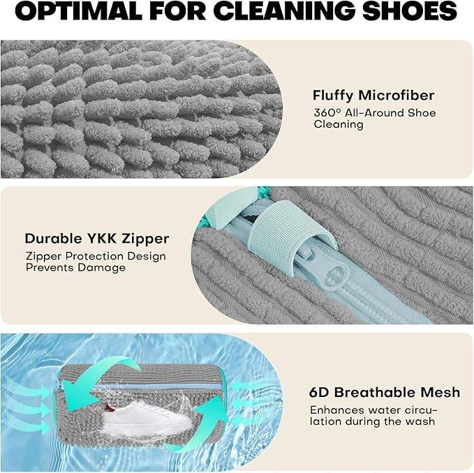 Shoe Washing Machine Bag: Laundry Shoe Bag - Image 3