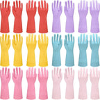 12 Pairs Rubber Cleaning Gloves by Unknown