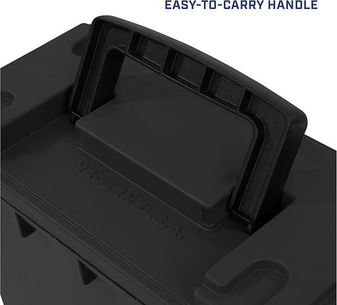 Sheffield 12629 Ammo Storage Box, Stackable .30 Cal Field Boxes, Water and Dust - Image 7