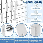 20Pcs Gridwall Hooks, Metal Grid Panel Hanging Peg Hooks, Grid Wall Accessory - Image 3