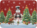Christmas Snowman Dish Drying Mat by Sweetshow