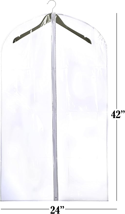 Handy Laundry Clear Vinyl Garment Bag - Image 2