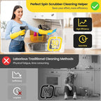 Electric Spin Scrubber, 3000 mAh Cordless Power - Image 2