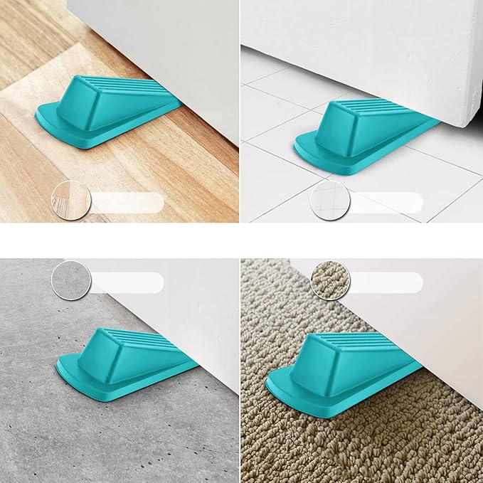 Crosize 5 Pack Door Stoppers for Bottom of Door, Premium Rubber Door Stops - Image 3