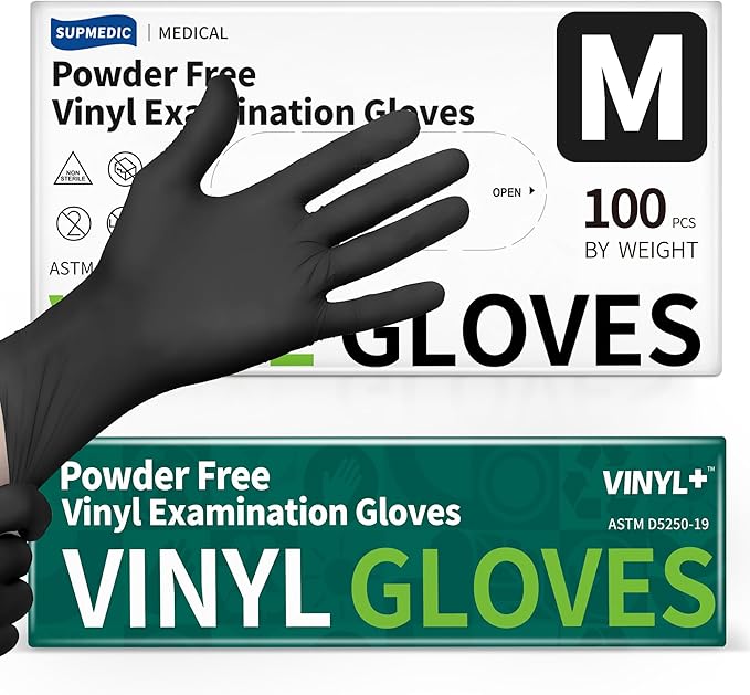Vinyl Disposable Exam Gloves by Supmedic
