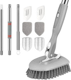 SetSail Floor Scrub Brush, 3-In-1 Tile Tub Floor Scrubber by SetSail