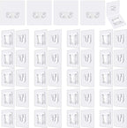 Double Sided Adhesive Wall Hooks, 24 Pack Self Adhesive Hooks, Suitable by YCYBAB2J