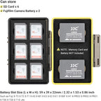 Fujifilm NP-W126 NP-W126S Camera Battery Memory Card Storage Case Holder - Image 2