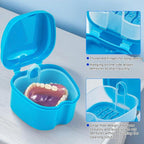 Denture Cups for Soaking Dentures, Partial Denture Holder Case Retainer - Image 4