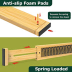 Lzerking Kitchen Drawer Dividers 6 Pack, 17-22" Adjustable Bamboo Drawer - Image 7