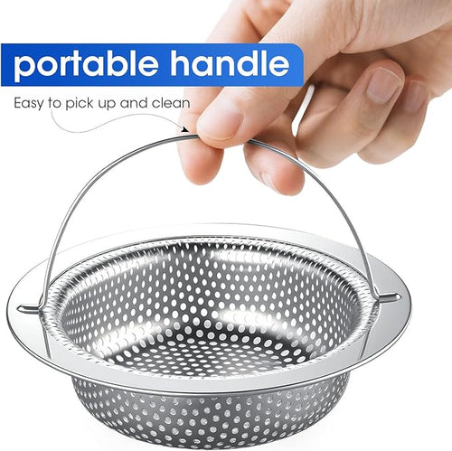 2 Pack 4.5" Kitchen Sink Strainer - Image 2