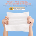 Disposable Face Towel Dry Wipes, 100% Cotton Facial Tissue, Lint Free Facial - Image 4