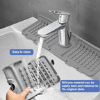 Faucet Mat for Kitchen Sink, Kitchen Sink Splash Guard, Outlet & Slope Upgraded - Image 5