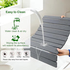 Large Stone Drying Mat for Kitchen Counter, Collapsible Stone Dish Drying Mats - Image 5
