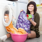 Shappy 2 Pcs Large Travel Laundry Bag Washable Waterproof Wet Dry Large Dirty - Image 7