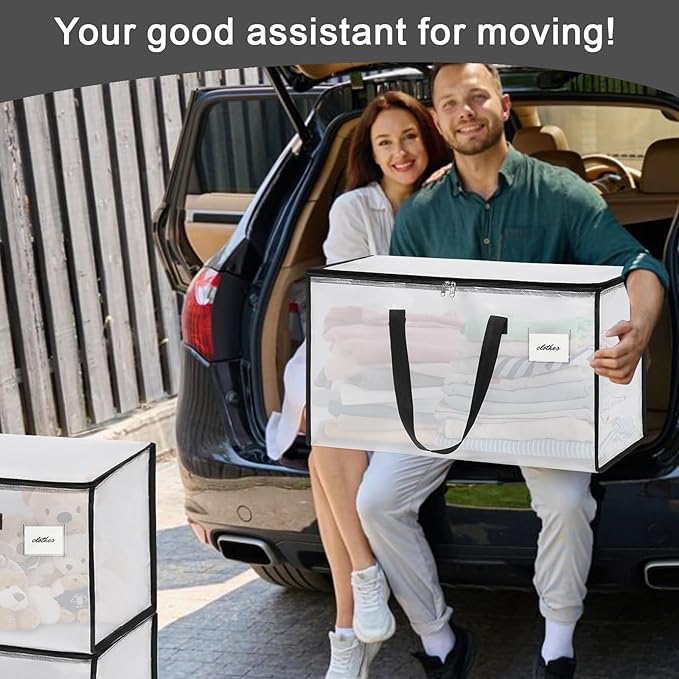 Moving Bags Heavy Duty – Clean Packing Solution, Large Storage Totes - Image 6