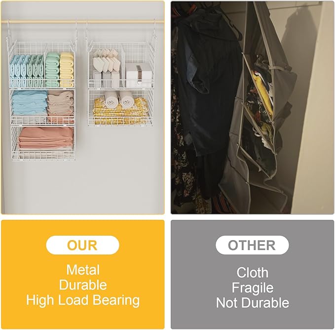 5 Tier Hanging Closet Organizer - Image 5