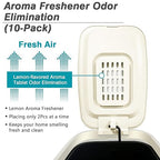 Small Bathroom Trash Can with Air Freshener Soft Close Lid, 6 Liter/ 1.6 Gallon - Image 2
