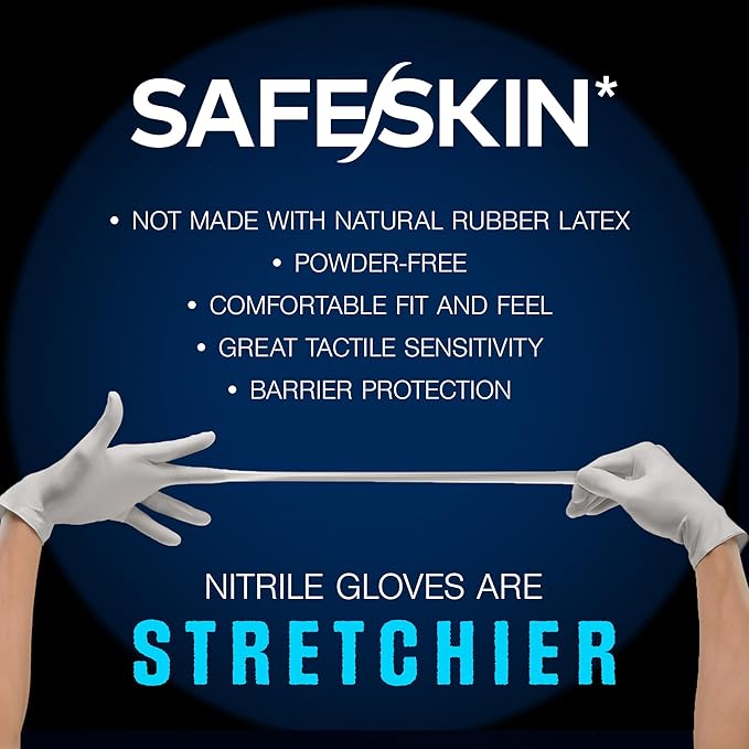 SAFESKIN Nitrile Exam Gloves Disposable - Image 8