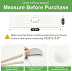 Small Stone Faucet Mat for Kitchen Sink Tray Diatomaceous Earth Quick Dry - Image 3